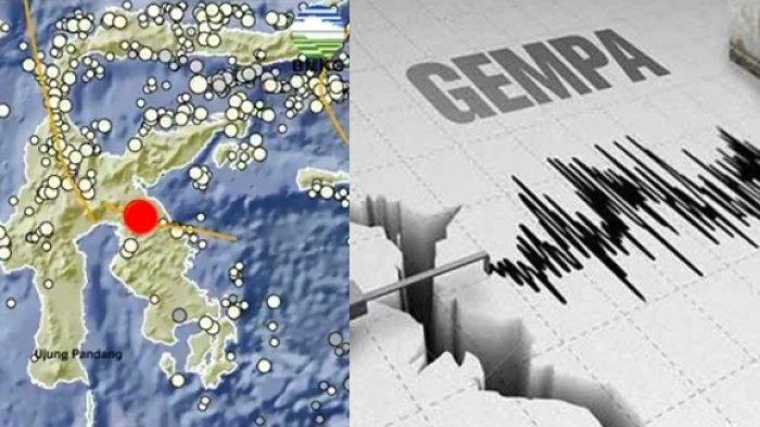 Dalam rilisnya, BMKG bilang gempa terkini timur laut Luwu Timur, Sulawesi Selatan miliki magnitudo 3.0.