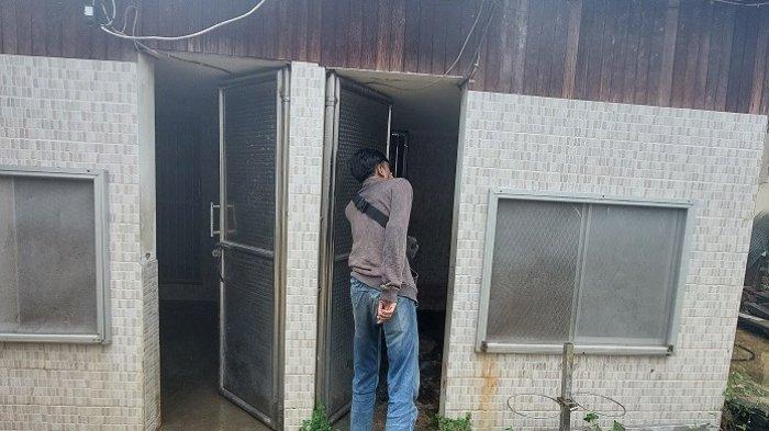 Bangunan lain yang diduga tempat memelihara anjing ras yang ada di rumah AS di Samarinda, pemilik Harimau yang terkam pemberi makannya, Sabtu (18/11/2023) lalu.