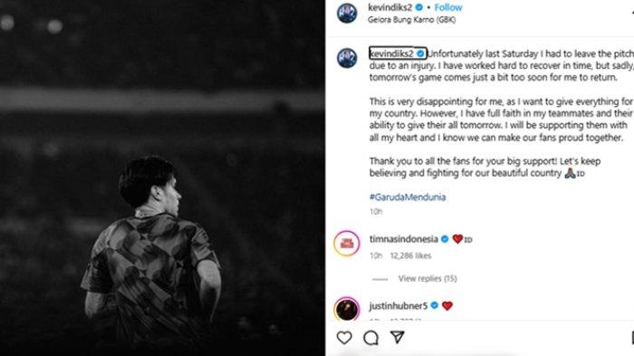 Berikut ini kalimat perpisahan Kevin Diks jelang Timnas Indonesia vs Arab Saudi di Kualifikasi Piala Dunia 2026.
