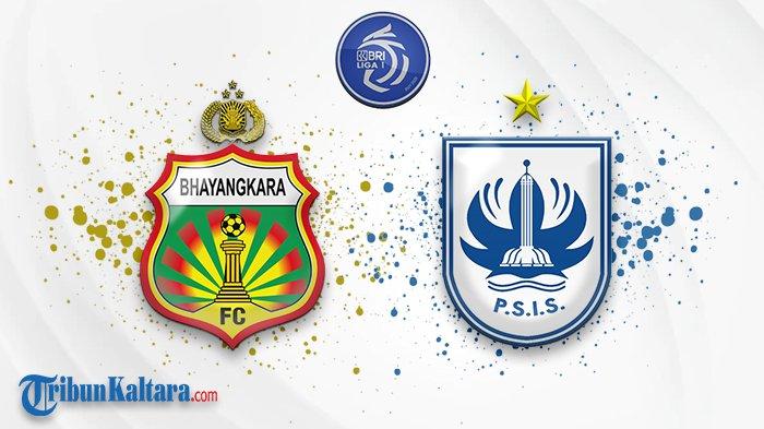 Bhayangkara FC vs PSIS Semarang di Liga 1. (TribunKaltara.com / Cornel Dimas Satrio K)