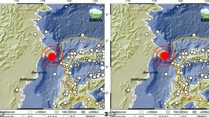 GEMPA BONTANG KALTIM - Informasi BMKG terbaru, sebut pusat gempa terkini berada 153 km di timur laut Bontang, Kalimantan Timur. Cek magnitudo dan kedalaman gempa Bontang, Kaltim hari ini.