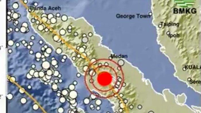 GEMPA DAIRI SUMUT - Informasi BMKG, sebut pusat gempa terkini 2 menit yang lalu berada 8 km di timur laut Dairi, Sumatera Utara. Cek magnitudo dan titik koordinat gempa Dairi.
