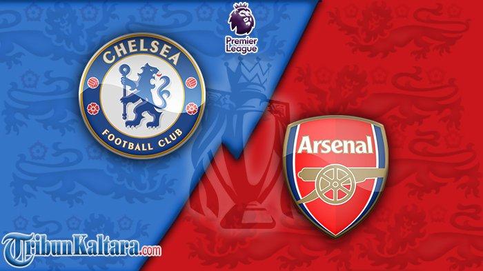 Chelsea vs Arsenal di Liga Inggris.