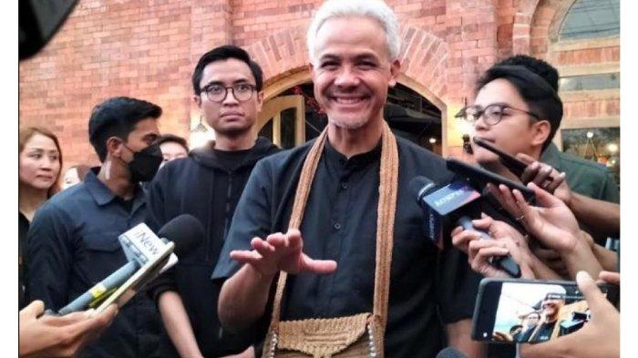 Calon presiden (capres) nomor urut 3 Ganjar Pranowo.