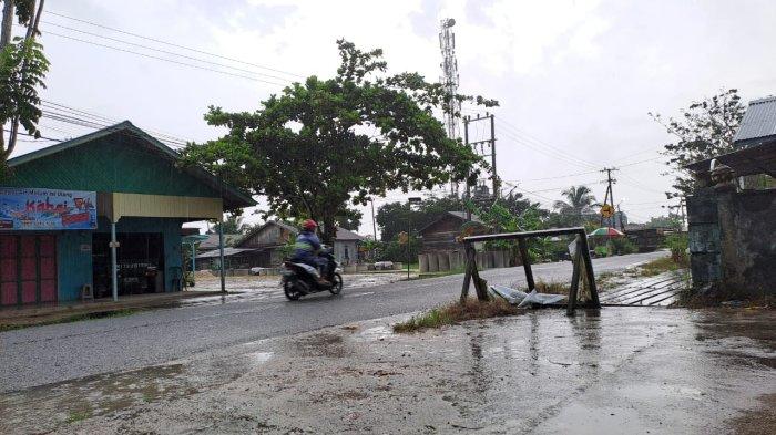 Cuaca Tanjung Selor, Bulungan beberapa waktu lalu.