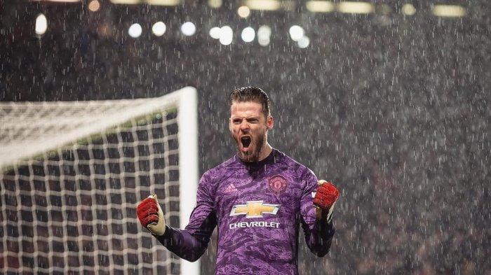 David de Gea saat membela Manchester United (twitter/@@D_DeGea)