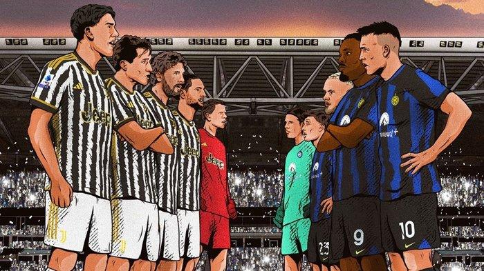 Derby d Italia antara Juventus vs Inter Milan.