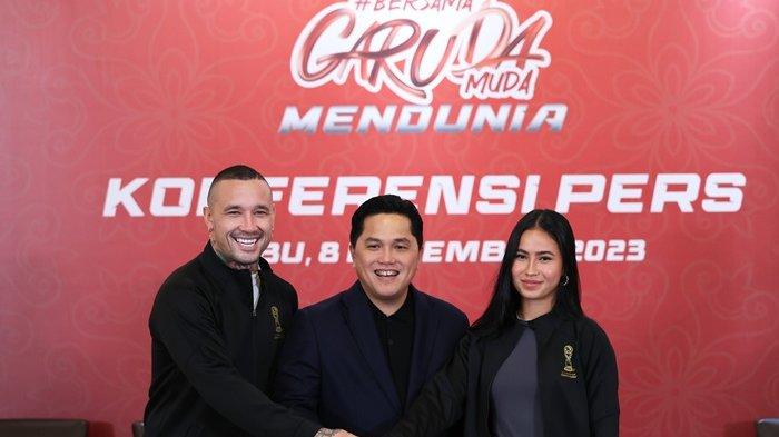 Selain elite Bhayangkara FC, Ketua Umum PSS Erick Thohir juga beri respons gabungnya eks Inter Milan dan AS Roma di Liga Italia, Radja Nainggolan.