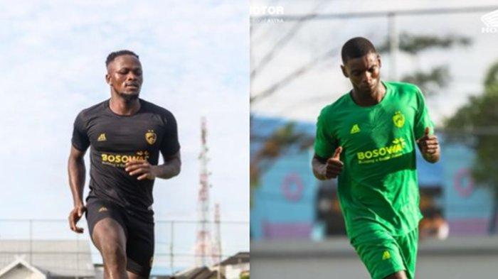 FOTO Adilson Silva dan Victor Mansaray (kiri).