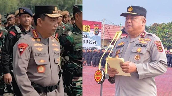FOTO Brigjen Pol Yudawan Roswinarso (kanan) dan Kapolri Jenderal Listyo Sigit Prabowo. UPDATE mutasi Polri terbaru 2023, Brigjen Pol Yudawan Roswinarso merupakan lulusan Akpol 1988 atau senior dari Kapolri Jenderal Listyo Sigit Prabowo.