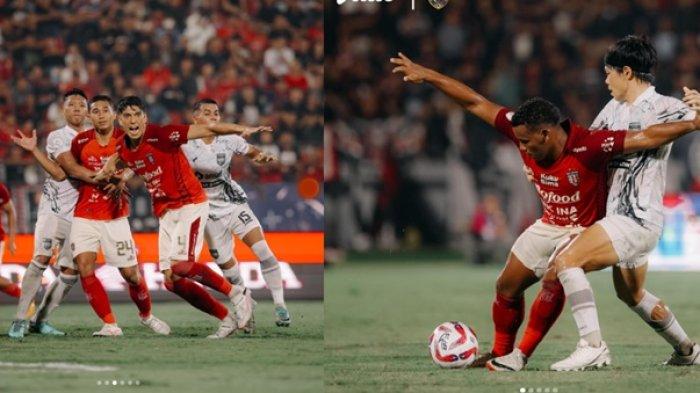 FOTO Duel Bali United (merah) vs Borneo FC di championship series Liga 1. Jelang duel Bali United kontra Borneo FC di leg kedua perebutan tempat ketiga championship series Liga 1, pilar Serdadu Tridatu yakni Elias Dolah percaya diri atau pede mampu libas tuan rumah Pesut Etam.