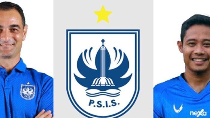 FOTO Gilbert Agius dan Evan Dimas (kanan). Penampilan wonderkid PSIS Semarang di Liga 1 yang menjanjikan itu, mendapat respons dari pelatih Mahesa Jenar Gilbert Agius dan pemain senior, Evan Dimas.