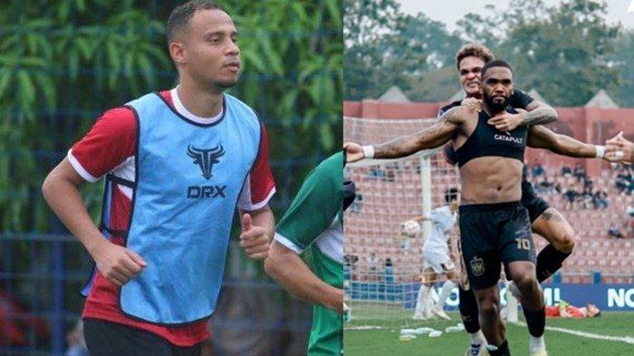 FOTO Gustavo Souza dan Evandro Brandao (kanan). Dengan datangnya Gustavo Souza jelang bursa transfer Liga 1, menarik menanti siapa juru gedor yang akan ditendang PSIS Semarang di Liga 1, apakah Evandro atau Sudi Abdallah?