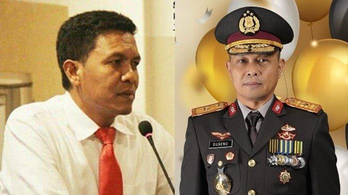 FOTO Kombes Helmi Kwarta Kusuma Putra (kiri) dan Brigjen Soeseno Noerhandoko. Cek lagi profil dan rekam jejak Kombes Pol Helmi Kwarta Kusuma Putra yang baru saja masuk gelombang mutasi Polri terbaru 2024 jajaran Kapolri Jenderal Listyo Sigit Prabowo.
