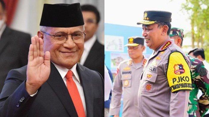 FOTO Komjen Pol Marthinus Hukom dan Jenderal Listyo Sigit Prabowo (kanan). Dalam mutasi Polri 2023, eks Kadensus 88 Mabes Polri Komjen Pol Marthinus Hukom kini dipercaya pimpin Badan Narkotika Nasional atau BNN.