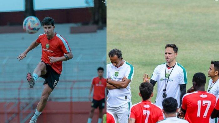 FOTO Paul Munster dan Bruno Moreira (kiri). Jelang laga Persebaya Surabaya vs PSM Makassar di Liga 1 hari ini, Paul Munster dan Bruno Moreira tegaskan ambisi bawa Bajul Ijo libas Juku Eja.