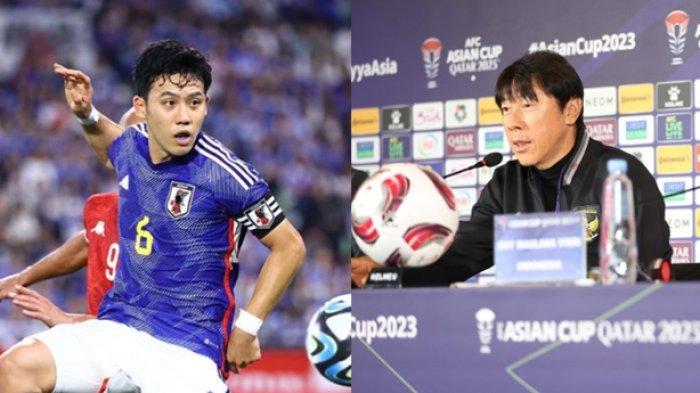 FOTO Wataru Endo dan Shin Tae-yong (kanan). Dalam laga Timnas Indonesia malam ini lawan Jepang di Piala Asia 2023, ada misi khusus Shin Tae-yong lawan Wataru Endo Cs.