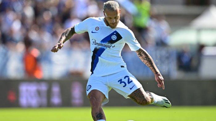 Penampilan Federico Dimarco pada pertandingan Empoli vs Inter Milan, giornata 5 Liga Italia Serie A di Stadion Carlo Castellani, Minggu (24/9/2023). (Twitter / @inter)