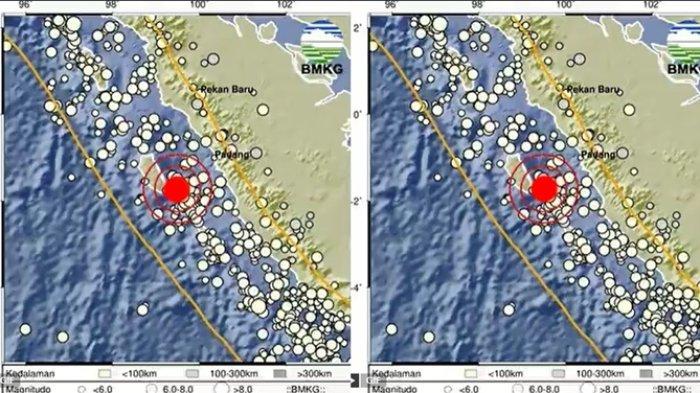 GEMPA KEPULAUAN MENTAWAI - Dalam rilisnya, BMKG sebut pusat gempa terkini berada 33 km di barat laut Kepulauan Mentawai, Sumatera Barat. Cek magnitudo dan titik koordinatnya.