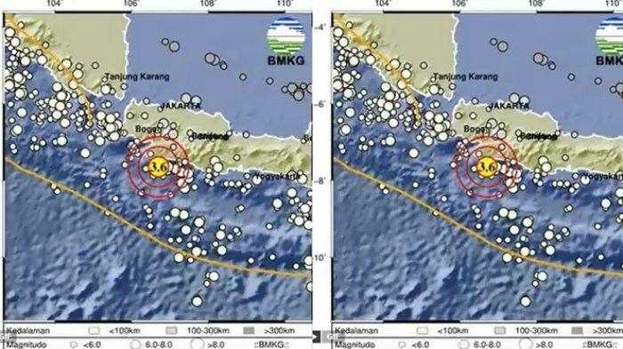 GEMPA SUKABUMI JABAR - Informasi BMKG terbaru, sebut pusat gempa terkini berada 74 km di tenggara Sukabumi, Jawa Barat. Cek magnitudo dan titik koordinat gempa hari ini.