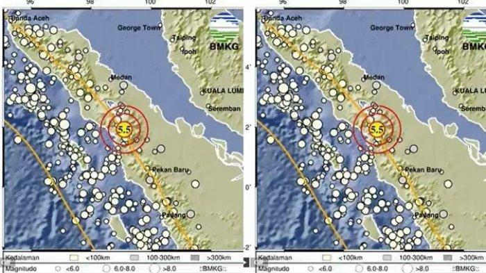 GEMPA TAPANULI UTARA - Lihat kabar terbaru dari Badan Meteorologi Klimatologi dan Geofisika atau BMKG yang merilis informasi gempa terkini di Tapanuli Utara, Provinsi Sumatera Utara pada Selasa 18 Maret 2025. Informasi BMKG, gempa hari ini di tenggara Tapanuli Utara, Sumatera Utara memiliki magnitudo 5.5.