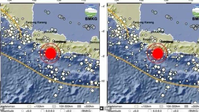 GEMPA TERKINI BANDUNG - Dalam rilis BMKG, disebutkan sebut gempa hari ini yang guncang barat daya Bandung, Jawa Barat miliki magnitudo 2.6. Informasi BMKG, sebut pusat gempa terkini 2 menit yang lalu berada 88 km di barat daya Bandung, Jawa Barat.