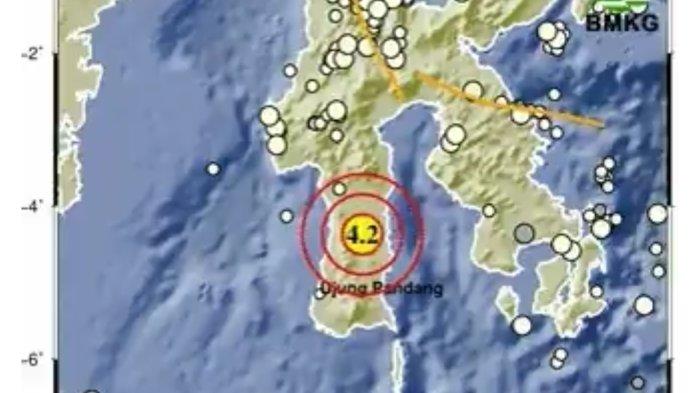 GEMPA TERKINI BARRU - Badan Meteorologi Klimatologi dan Geofisika atau BMKG merilis info gempa terkini di wilayah Barru, Sulawesi Selatan, pada Kamis 17 April 2025. Cek lokasi dan kedalaman gempa hari ini.