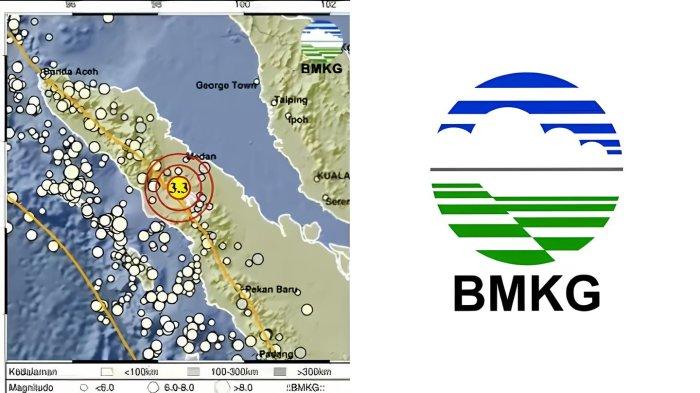 GEMPA KARO SUMUT - Tangkapan layar Badan Metereologi Klimatologi dan Geofisika, Rabu (26/3/2025). BMKG merilis informasi gempa hari ini dengan magnitudo 3.3 guncang Kabupaten Karo Sumatera Utara.
