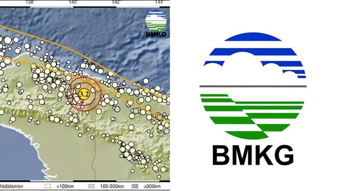Badan Metereologi Klimatologi dan Geofisika atau BMKG sebut gempa hari ini dengan magnitudo 3.2 guncang Keerom, Papua, Jumat (6/9/2024).