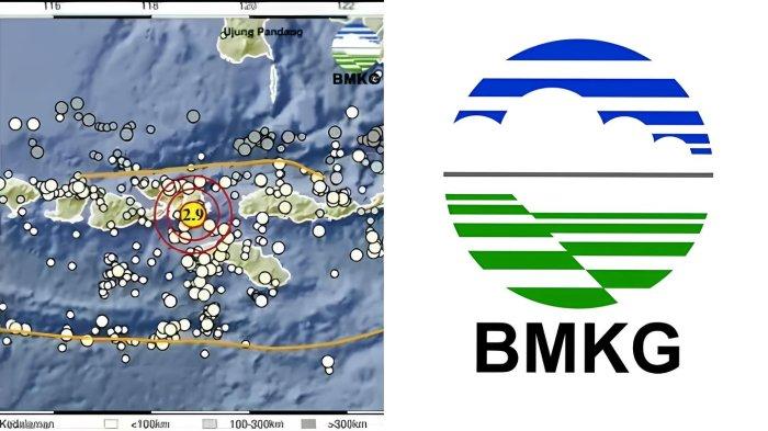Badan Metereologi Klimatologi dan Geofisika atau BMKG menyebut gempa hari ini dengan magnitudo 2.9 getarkan Kota Bima, Nusa Tenggara Barat, Kamis (19/9/2024).