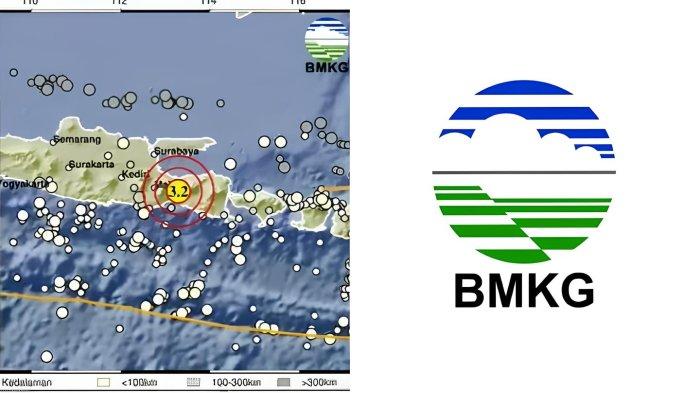 GEMPA LUMAJANG JATIM - Tangkapan layar Badan Metereologi Klimatologi dan Geofisika, Kamis (10/4/2025). Informasi gempa hari ini dengan magnitudo 3.2 getarkan Lumajang, Jawa Timur di kedalaman 10 km.