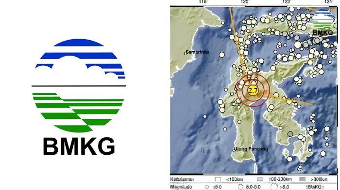 Badan Metereologi Klimatologi dan Geofisika atau BMKG merilis informasi gempa terbaru dengan magnitudo 2.7 guncang wilayah Luwu Utara, Sulawesi Selatan, Kamis (15/8/2024).