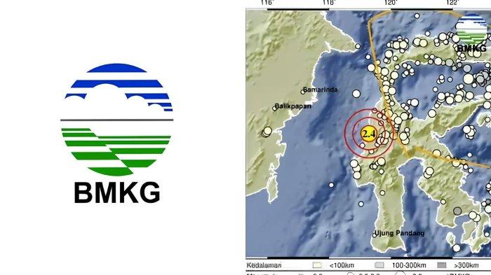 GEMPA MAMUJU TENGAH - Tangkapan layar Badan Metereologi Klimatologi dan Geofisika, Senin (28/4/2025). BMKG merilis informasi gempa hari ini dengan magnitudo 2.4 guncang Mamuju Tengah Sulawesi Barat di kedalaman 10 km.