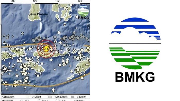 GEMPA MBAY NTT - Tangkapan layar Badan Metereologi Klimatologi dan Geofisika, Senin (10/3/2025). Informasi gempa hari ini dengan magnitudo 2.6 guncang wilayah Mbay Nagekeo NTT di kedalaman 10 km.