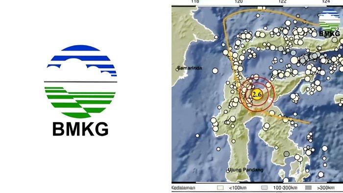 GEMPA POSO SULTENG - Tangkapan layar Badan Metereologi Klimatologi dan Geofisika, Rabu (14/5/2025). Informasi gempa hari ini dengan magnitudo 2.6 guncang wilayah Poso, Sulawesi Tengah di kedalaman 10 km.
