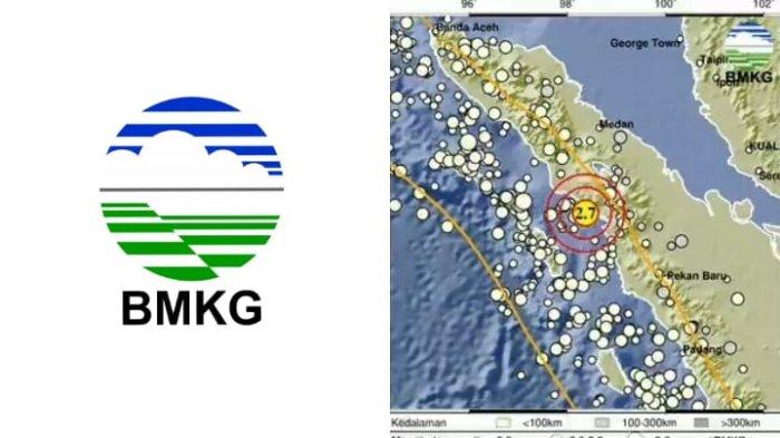 GEMPA SIBOLGA SUMUT - Tangkapan layar Badan Metereologi Klimatologi dan Geofisika, Senin (21/4/2025). Informasi gempa hari ini dengan magnitudo 2.7 guncang Sibolga, Sumatera Utara di kedalaman 35 km.