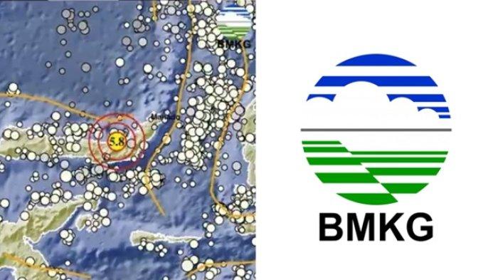 Info BMKG sebut pusat gempa terkini 2 menit yang lalu berada 7 km di barat laut Lolak, Bolaang Mongondow, Sulawesi Utara, magnitudo 5.8.
