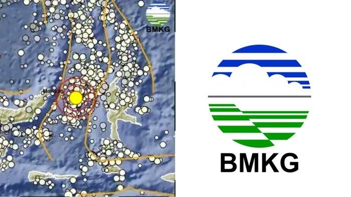 BMKG menyebut pusat gempa terkini 2 menit yang lalu berada 125 km di tenggara Bitung, Sulawesi Utara.