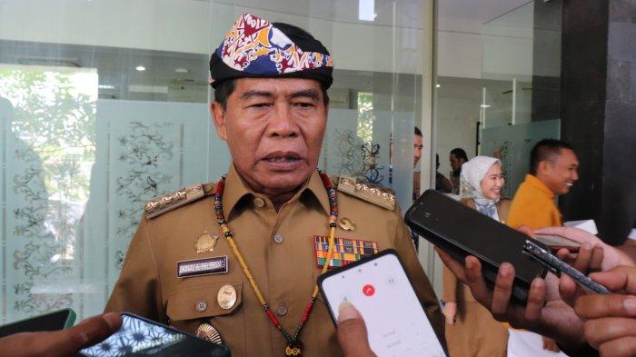 Gubernur Kaltara, Zainal A Paliwang saat ditemui awak media setelah menghadiri Musrenbang RPJPD 2045, Senin (10/6) (TribunKaltara.com / Desi Kartika)