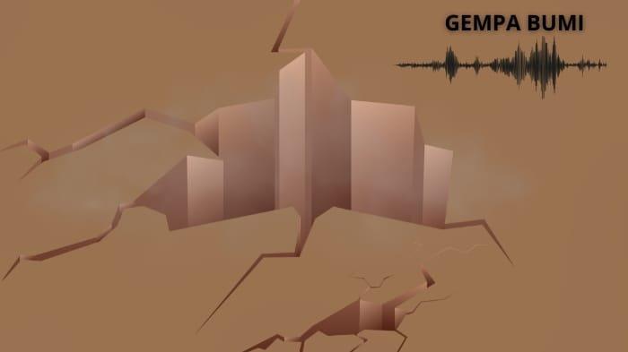 Ilustrasi gempa bumi - Sabu Raijua, Nusa Tenggara Timur diguncang gempa hari ini dengan magnitudo 4.0, Senin (28/10/2024).
