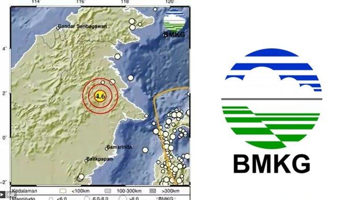 Informasi gempa hari ini yang guncang barat daya Berau, Kaltim disampaikan oleh BMKG di laman X resmi @infoBMKG.