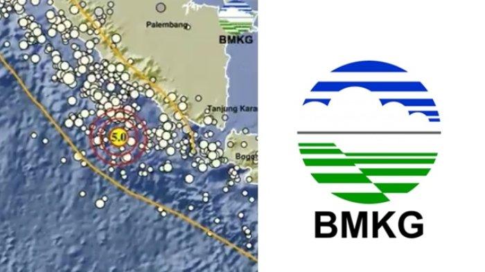 Informasi gempa terkini di tenggara Enggano, Bengkulu disampaikan oleh BMKG di aplikasi X resmi @infoBMKG, miliki magnitudo 5.0, cek titik koordinat.