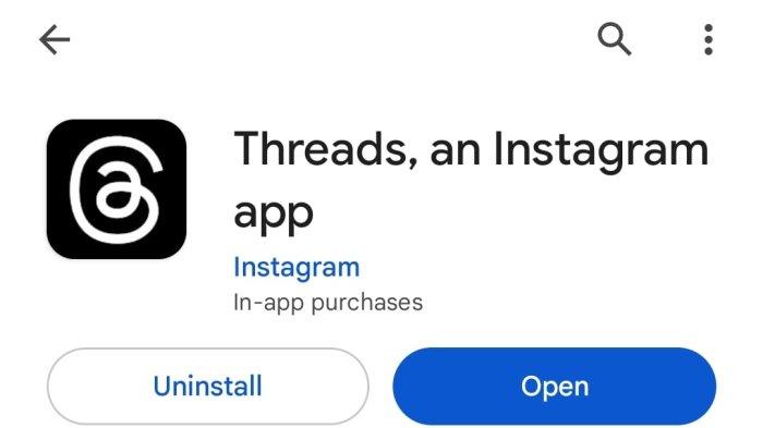Instagram meluncurkan Threads, aplikasi serupa Twitter. Aplikasi ini dapat diunduh di Google Playstore