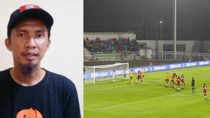 CURHAT ASISTEN TAVARES - Foto Ahmad Amiruddin (kiri), dan suasana duel PSM vs Persebaya di Liga 1 tadi malam di Stadion BJ Habibie. Simak curhatan asisten Bernardo Tavares yakni Ahmad Amiruddin jelang duel PSM Makassar kontra Persik Kediri di Liga 1, Juku Eja menang usai dilibas Persebaya?