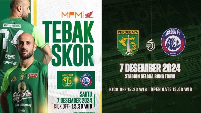 Jelang duel Persebaya vs Arema FC di Liga 1, menarik menanti apakah Bajul Ijo atau Singo Edan penguasa Derby Jawa Timur, cek prediksi skor di sini.
