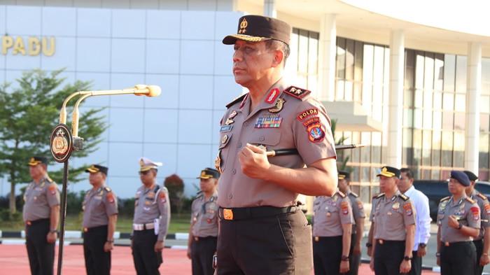 Kapolda Kaltara di sela penyerahan penghargaan