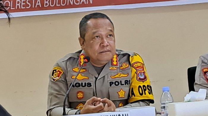 Kapolresta Bulungan, Kombes Pol Agus Nugraha.
