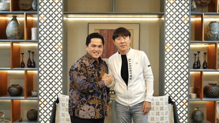 Ketua Umum PSSI Erick Thohir pecat pelatih Timnas Indonesia, Shin Tae-yong.