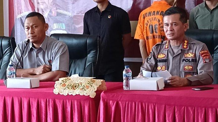 DUGAAN BARANG BUKTI HILANG - Dir Reskrimum Polda Kaltara, Kombes Pol Yudhistira Midyahwan, bersama Kabid Humas Kombes Pol Budi Rachmat, saat menggelar rilis di Mapolda Kaltara, Kamis (19/06/2025).