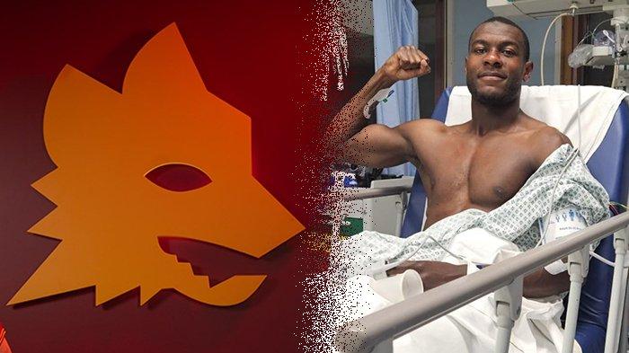 Kondisi Evan Ndicka dirawat di rumah sakit Santa Maria della Misericordia di Udine, seusai kolaps pada pertandingan Liga Italia Serie A, pekan ke-32, Minggu (14/4/2024). (asroma.com)